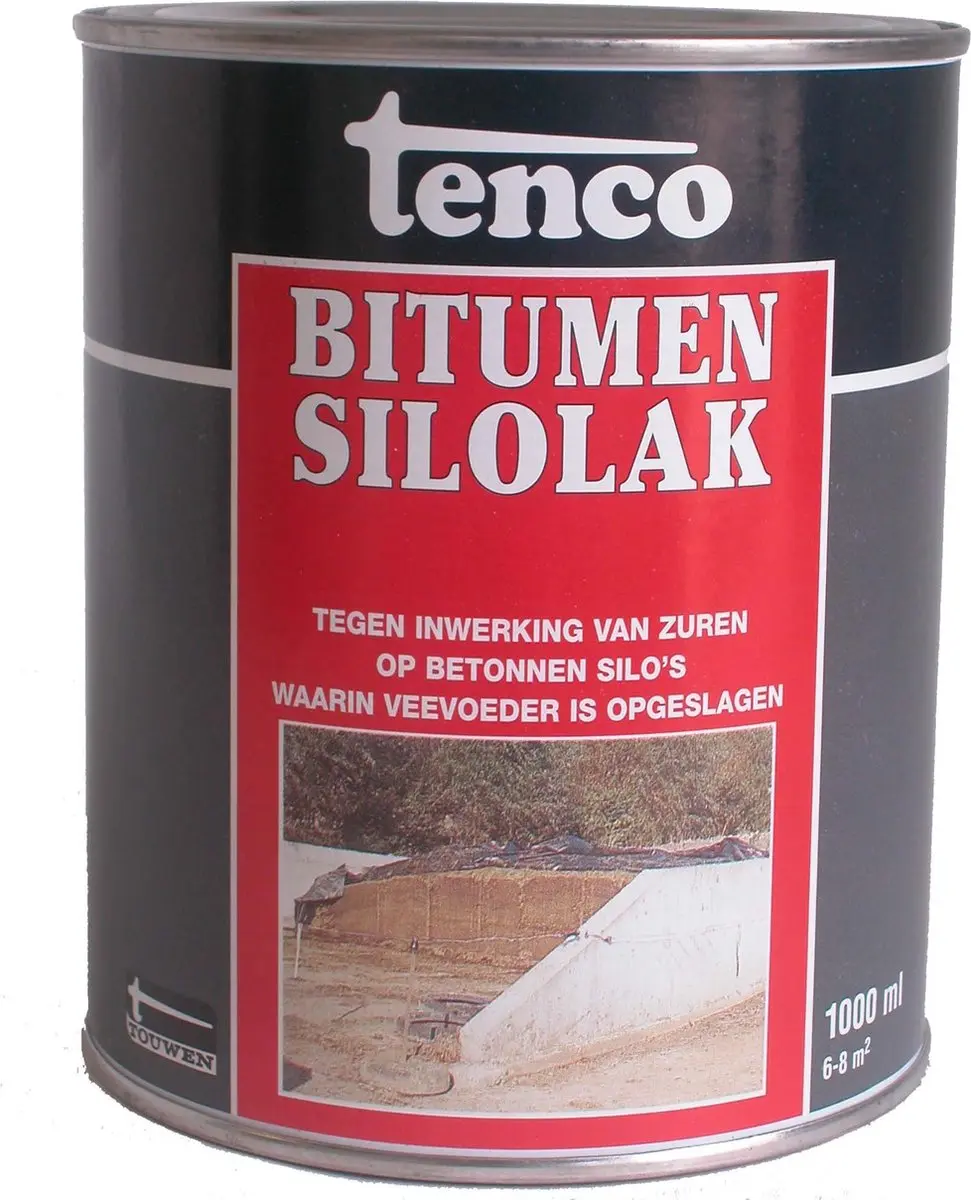 Tenco Bitumen Silolak 5L - Grijs/Zwart