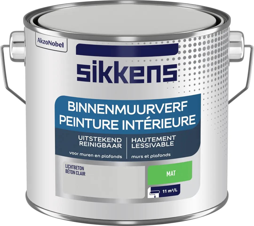 Sikkens Binnenmuurverf Mat Lichtbeton 2,5L