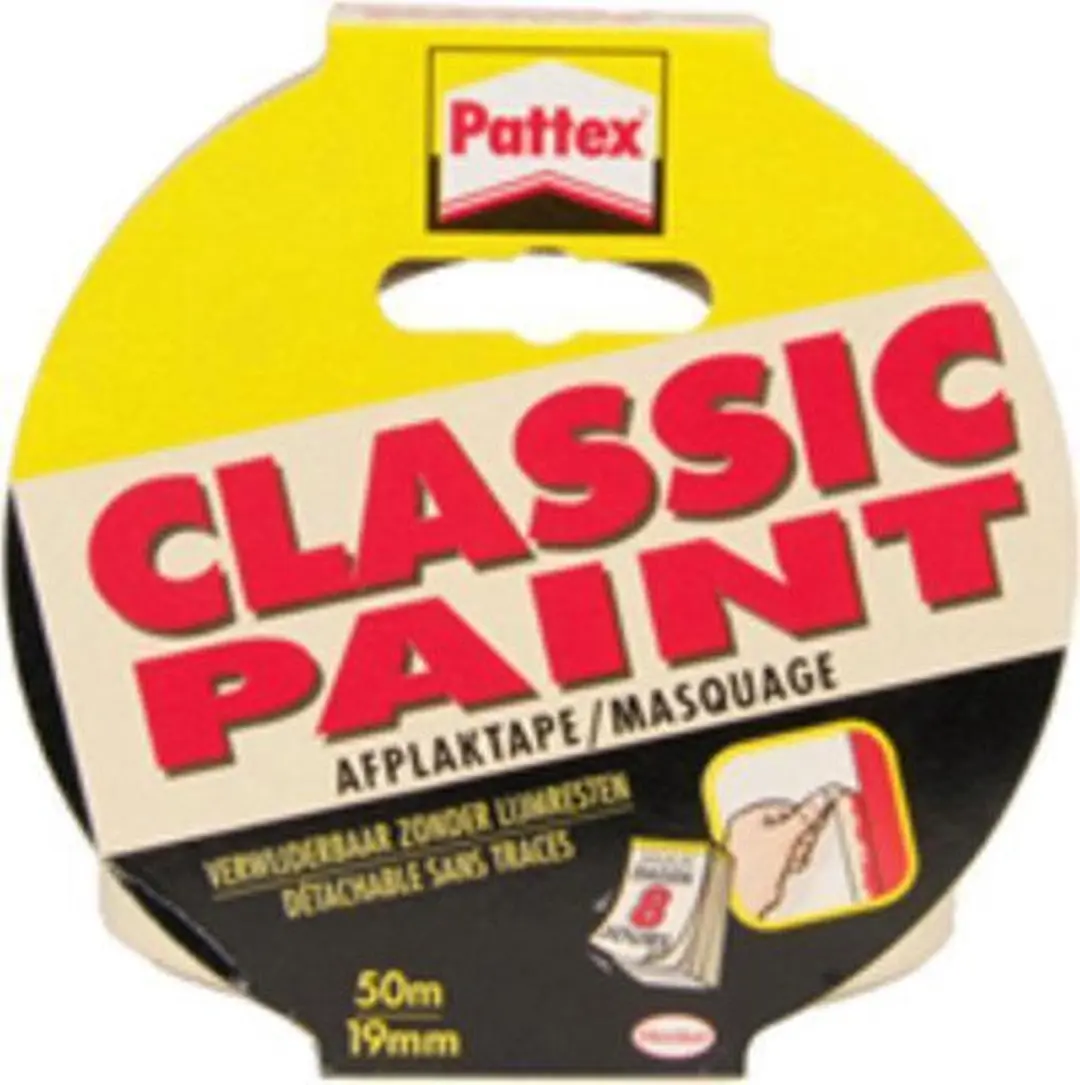 Pattex Classic Paint Tape 19mm - 50m - Crème
