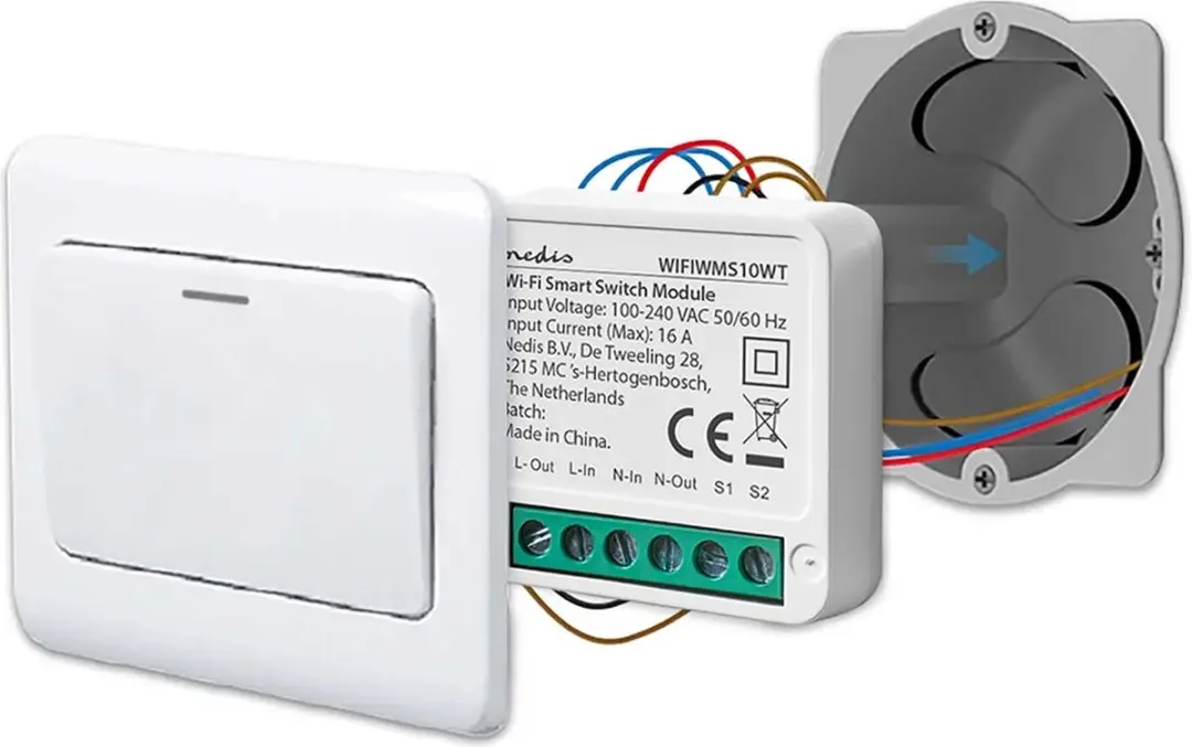 Nedis SmartLife WIFIWMS10WT Inbouwmodule 3680W - Wit