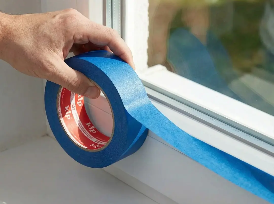 Kip Masking Tape 307 UV Blauw - 30mm