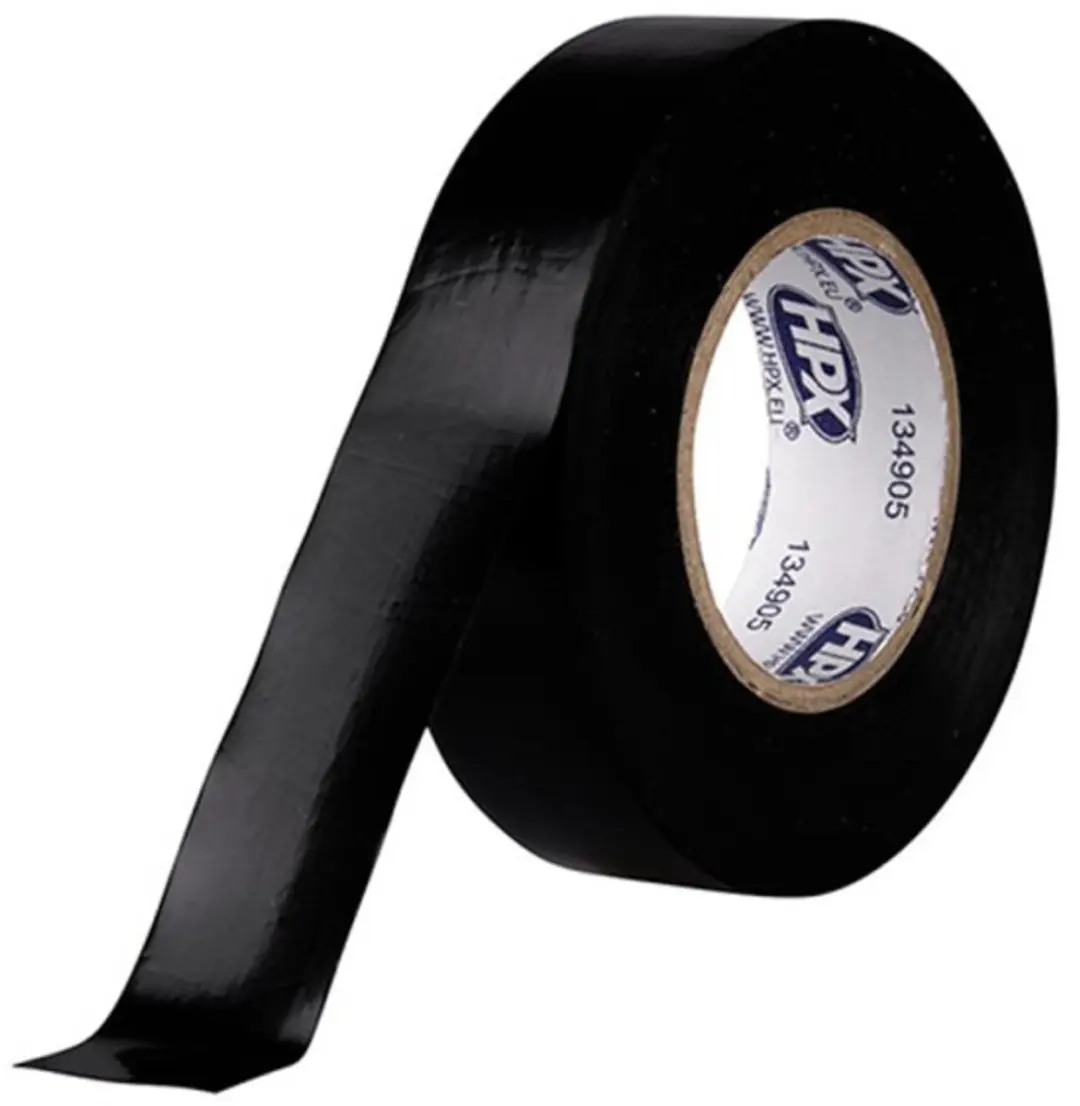 HPX PVC Isolatietape VDE 19mm x 20m - Zwart