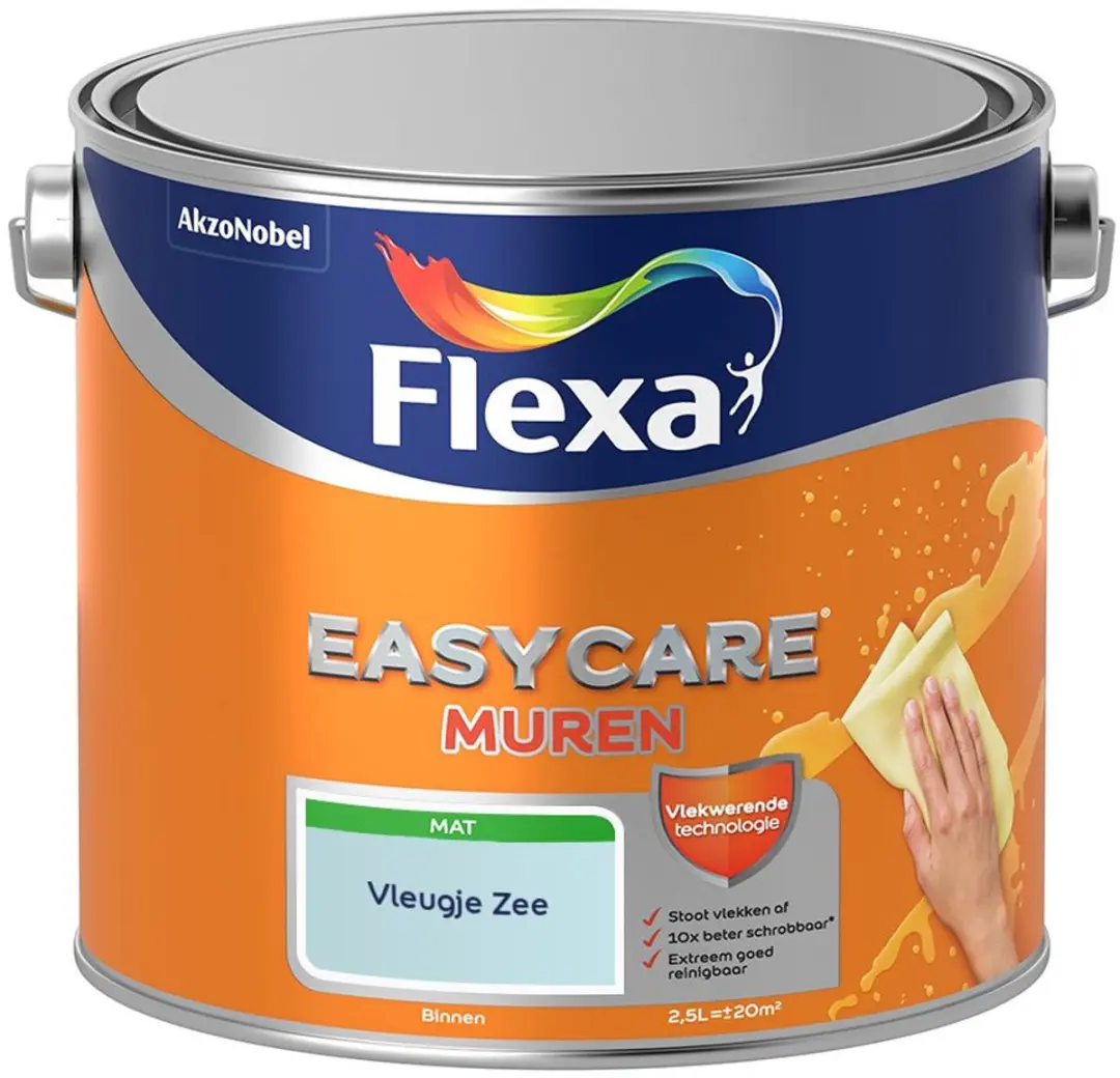 Flexa Easycare Muren Vleugje Zee Mengverf 2,5L