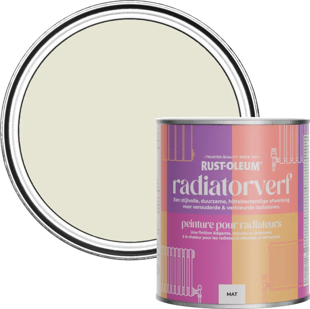 Rust-Oleum Grijze Radiatorverf Oester 750ml