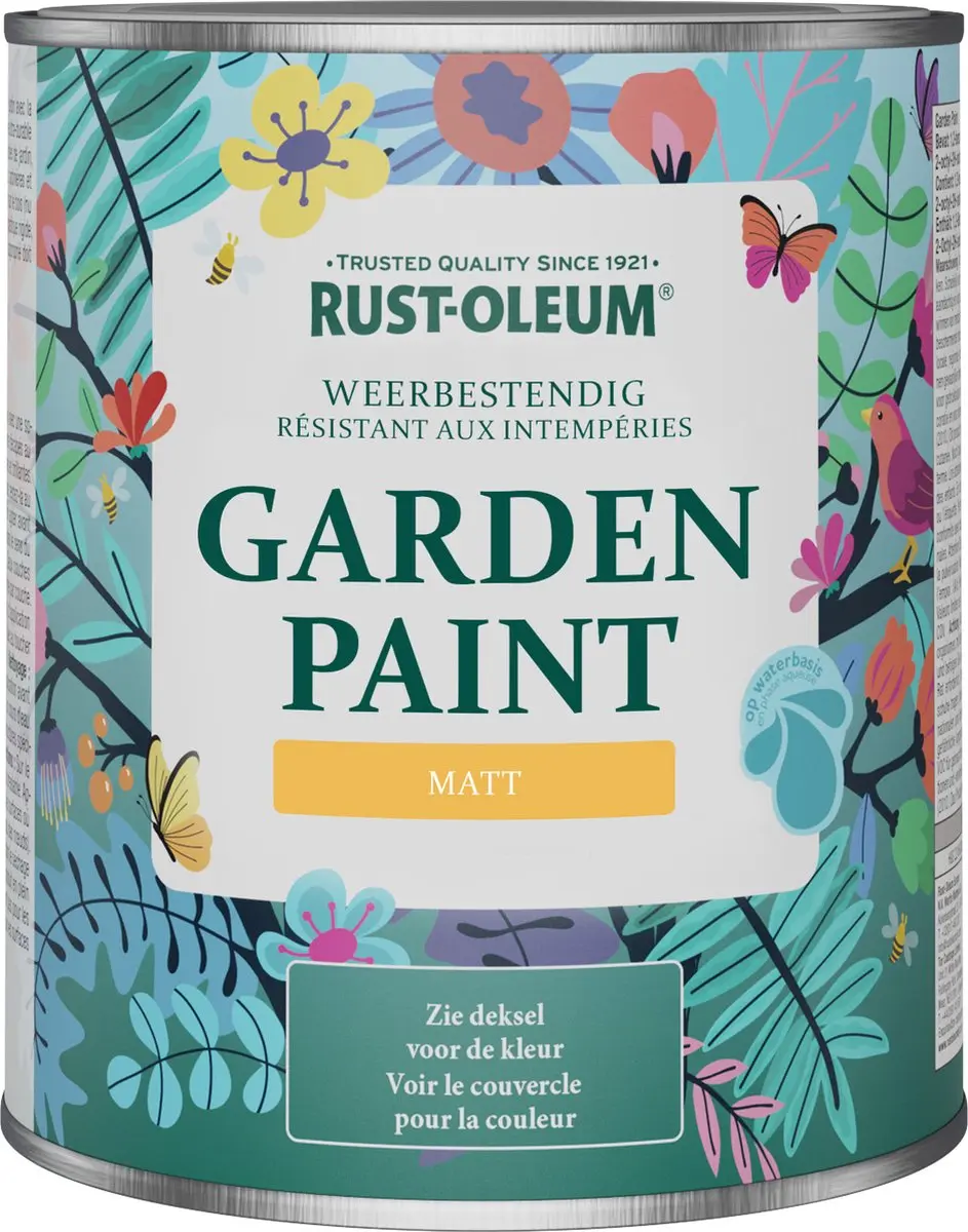 Rust-Oleum Groen Tuinverf Matt Saliemist 750ml