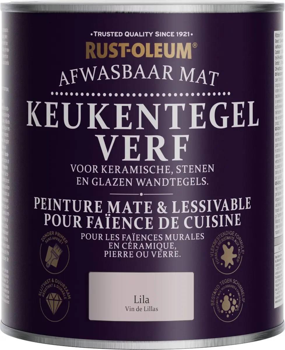 Rust-Oleum Lila Verf 750ml - Keukentegels
