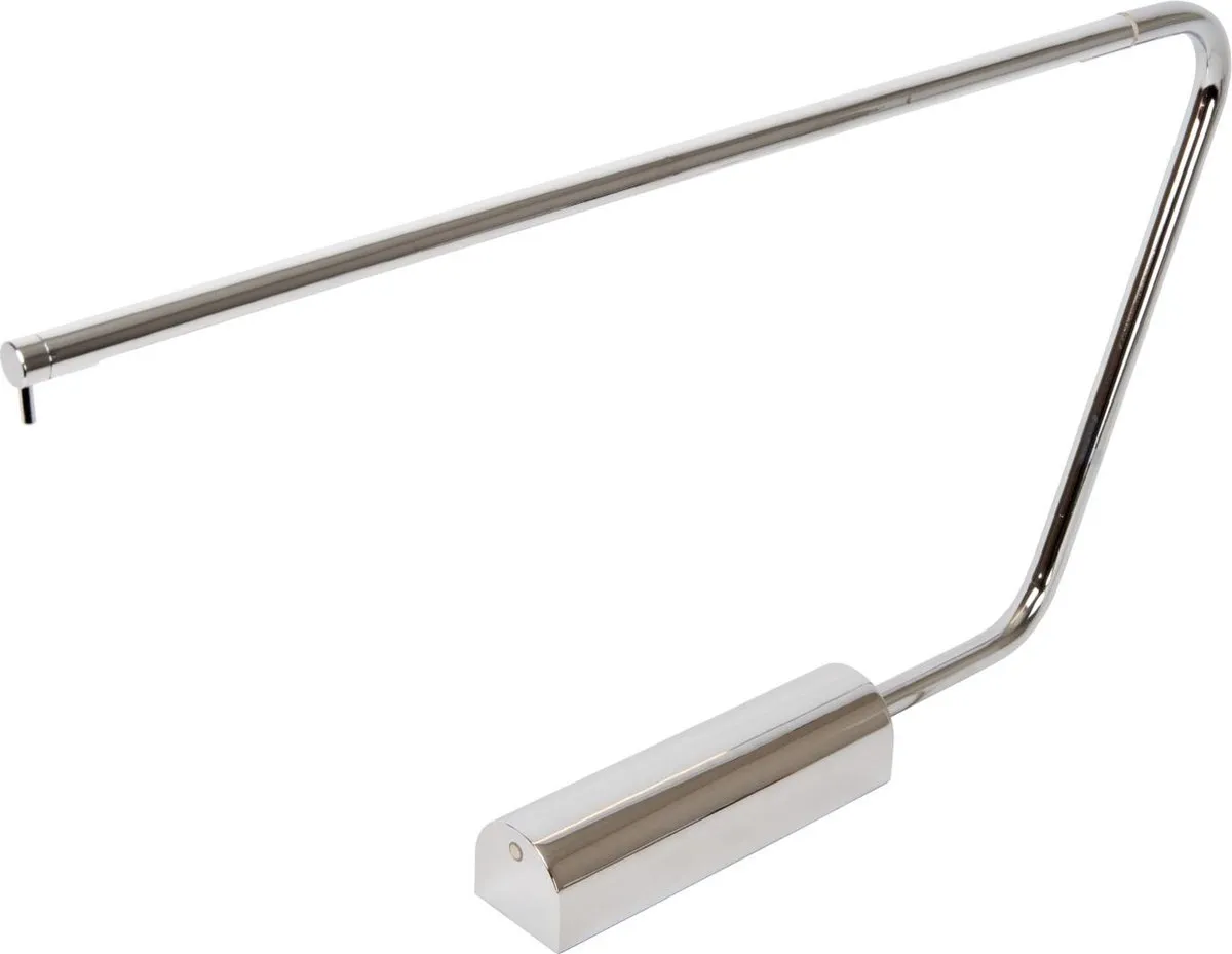 Lucide MADISON - Bureaulamp - LED Dimbaar - 1x9W 2700K - Chroom