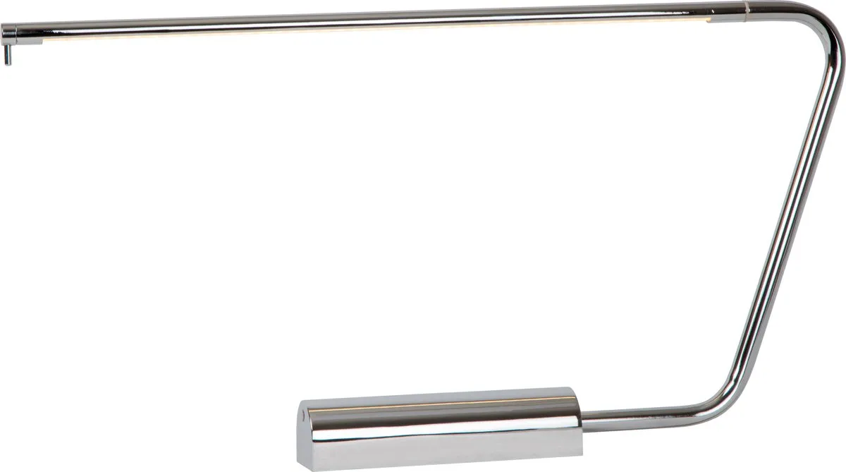 Lucide MADISON - Bureaulamp - LED Dimbaar - 1x9W 2700K - Chroom