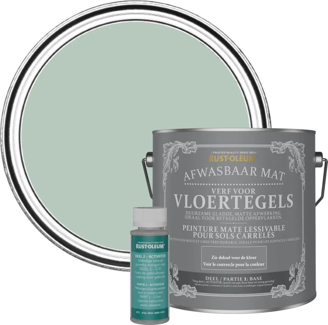 Rust-Oleum Watergroen Vloertegelverf 2,5L