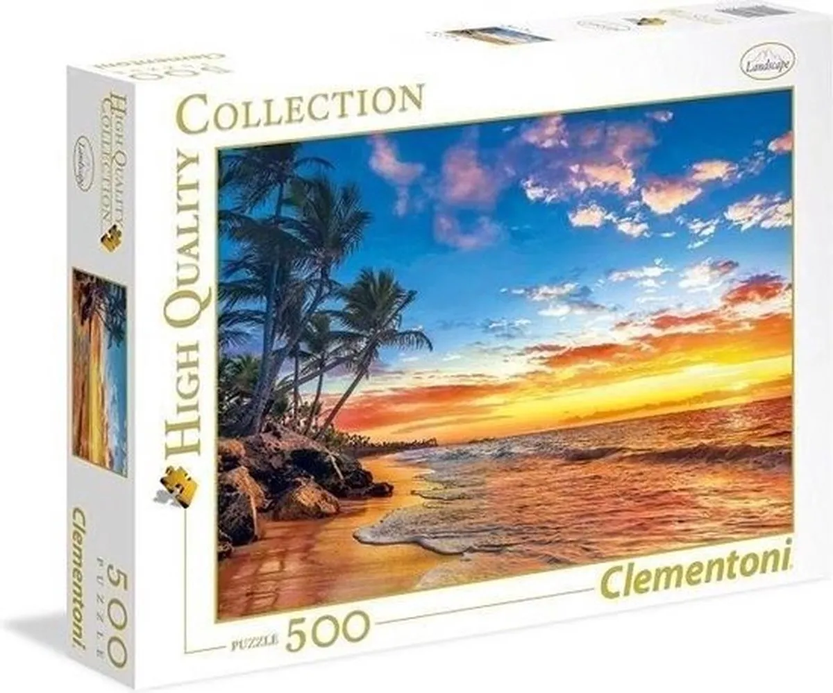 Clementoni Paradise Beach Legpuzzel 500 Stuks - Multicolor