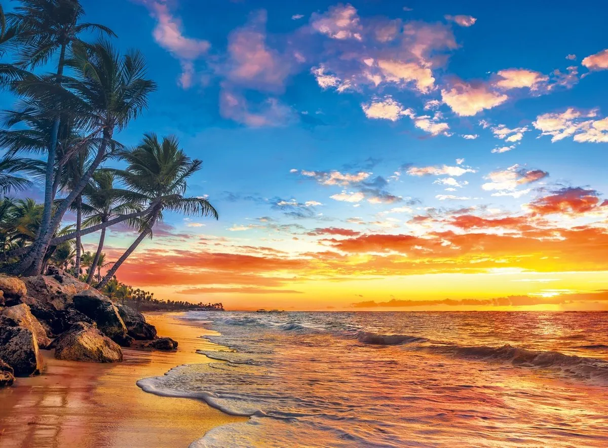 Clementoni Paradise Beach Legpuzzel 500 Stuks - Multicolor