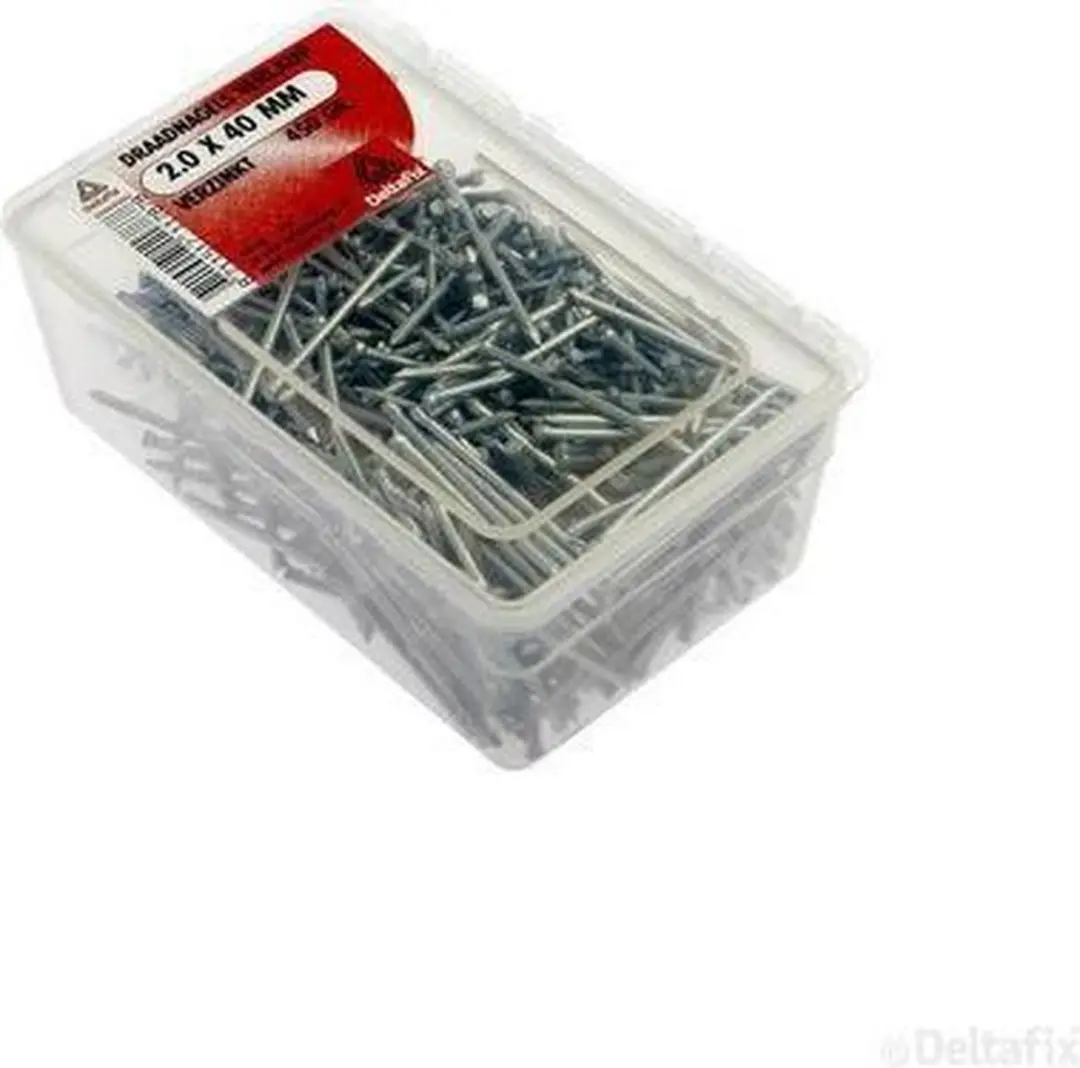 Deltafix Draadnagel Verlorenkop Verzinkt 2.0x40mm - 450 gram