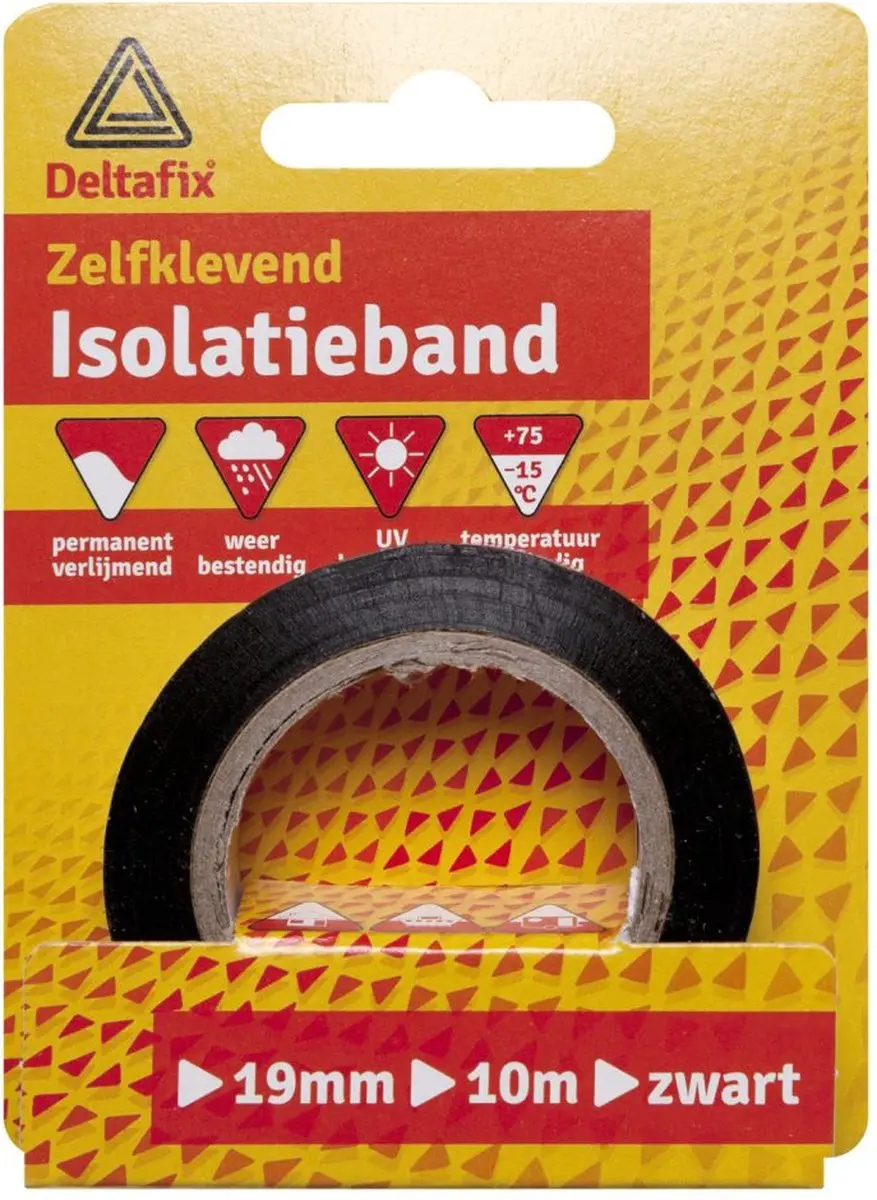 Deltafix Isolatieband Geel 10m x 19mm