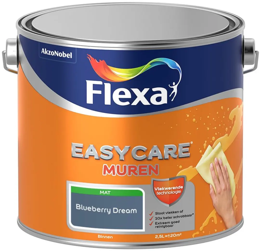 Flexa Easycare Murenverf Blueberry Dream 2,5L