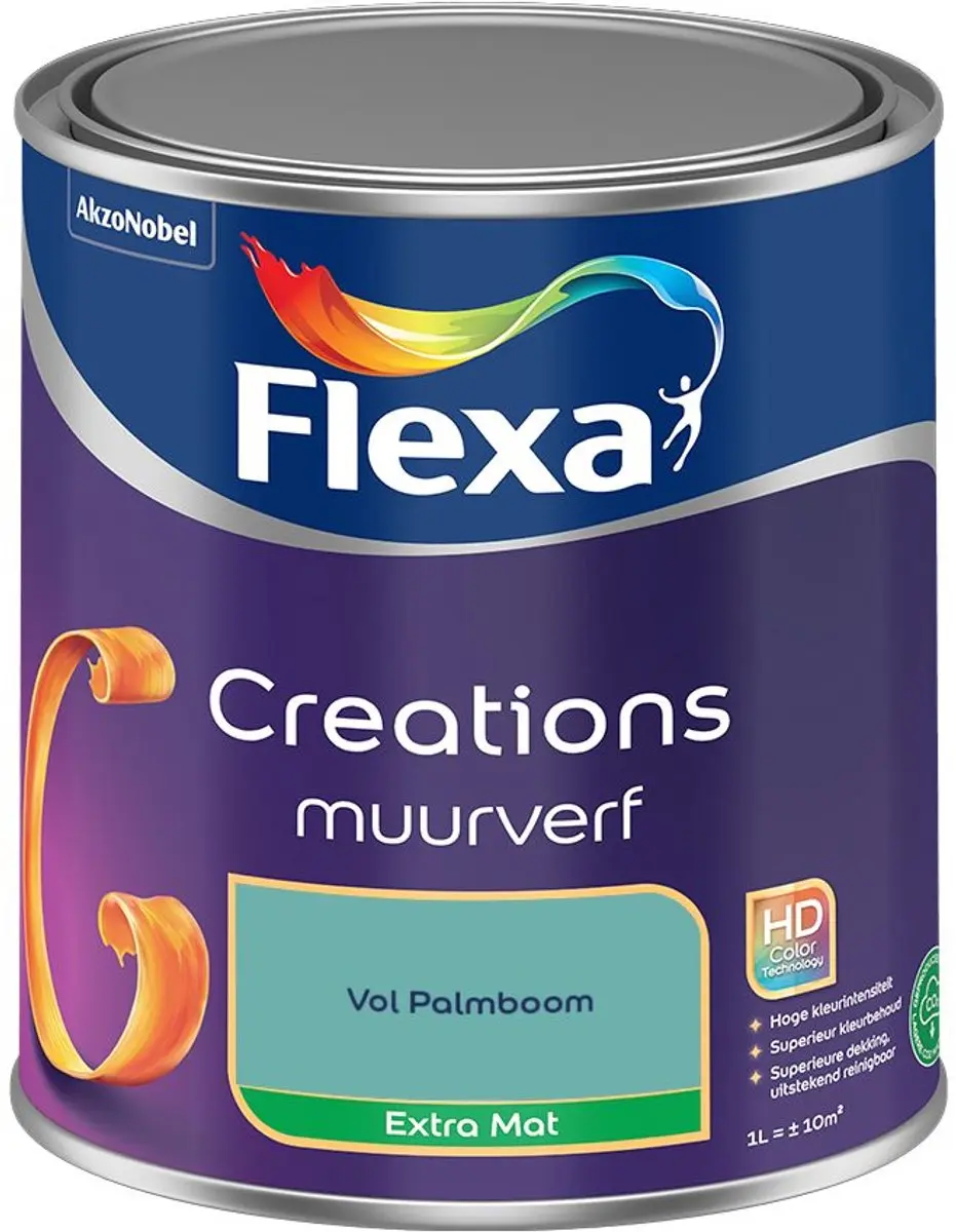 Flexa Creations Muurverf Extra Mat Vol Palmboom 1L