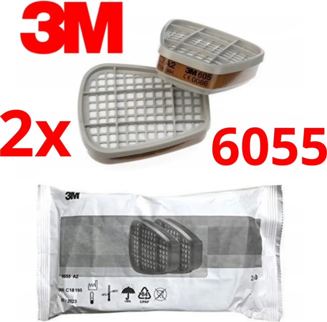 3M 6055 A2 Gas- en Dampfilter