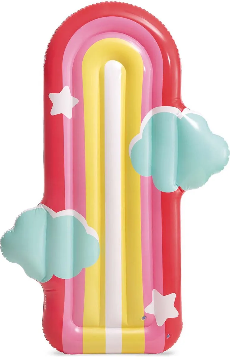 Intex Regenboog Wolk Luchtbed 175x117x20cm