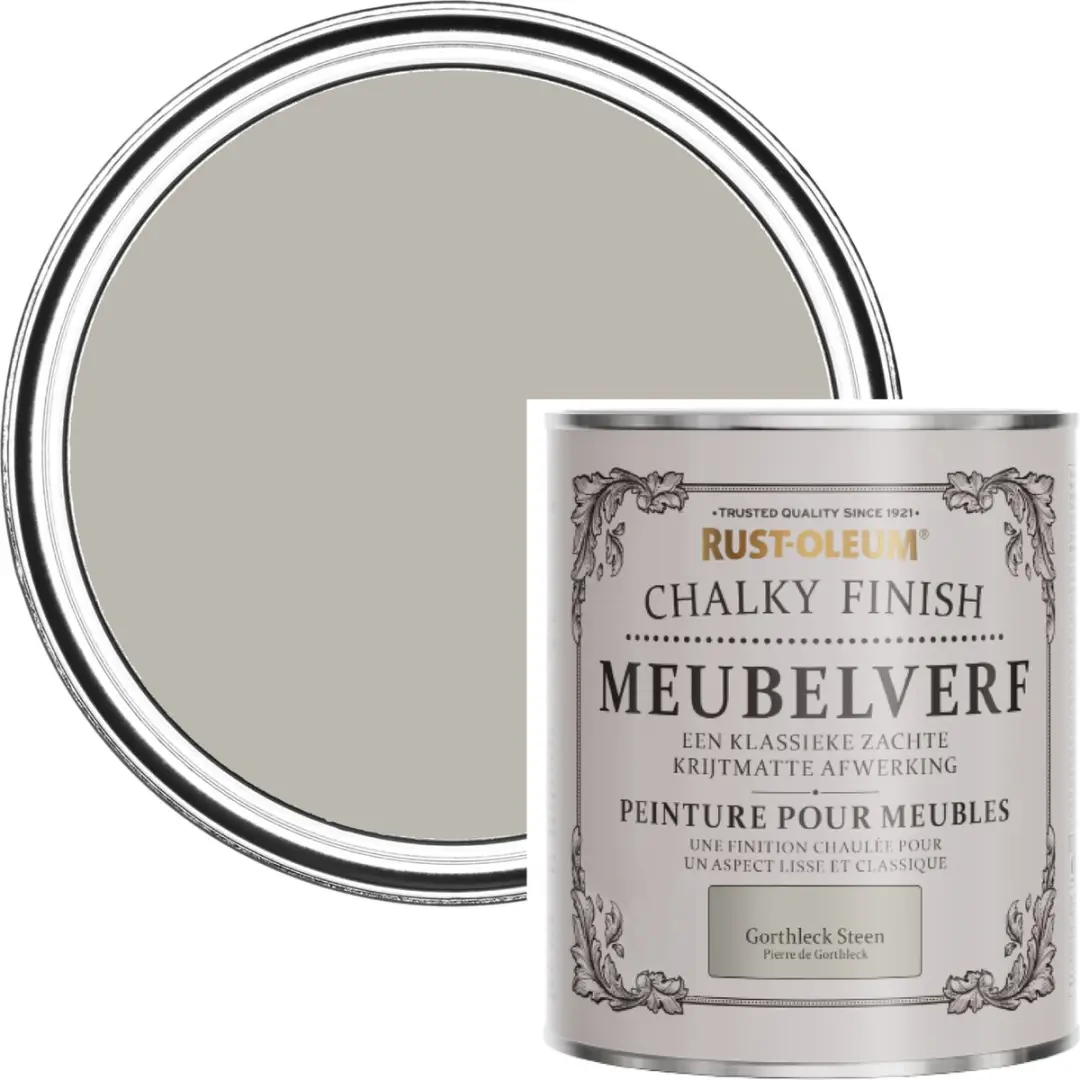 Rust-Oleum Donkergrijs Chalky Finish Meubelverf 750ml