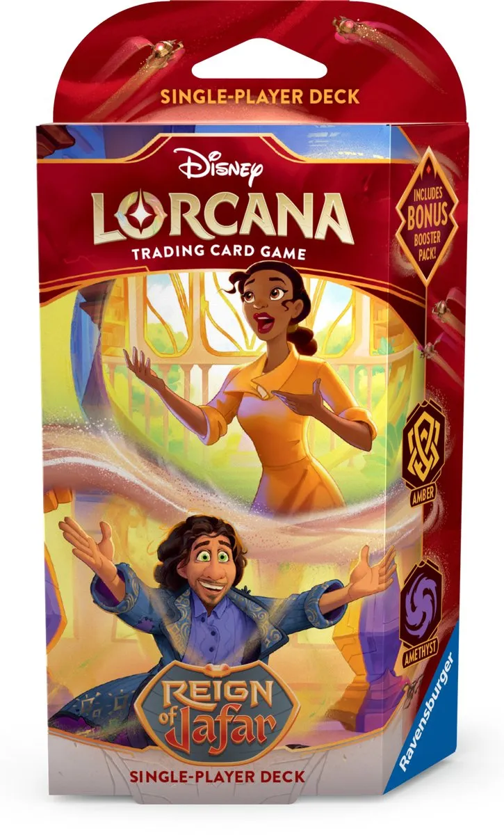 Ravensburger Disney Lorcana Reign of Jafar Tiana & Bruno Starter Deck