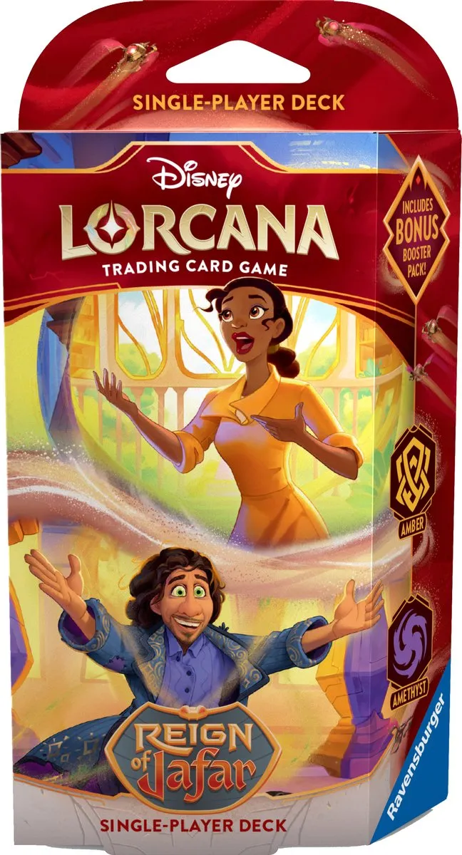 Ravensburger Disney Lorcana Reign of Jafar Tiana & Bruno Starter Deck