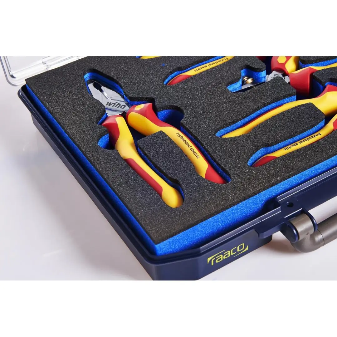 Raaco CarryLite 55 Assortimentsdoos 278x337x58mm - Donkerblauw/Transparant