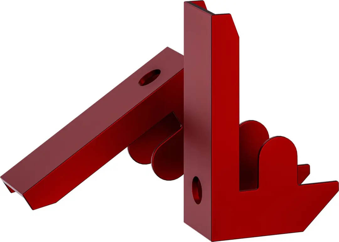 Monzana Stellingkast 109722 - 5 Schappen 180x70x40cm Rood