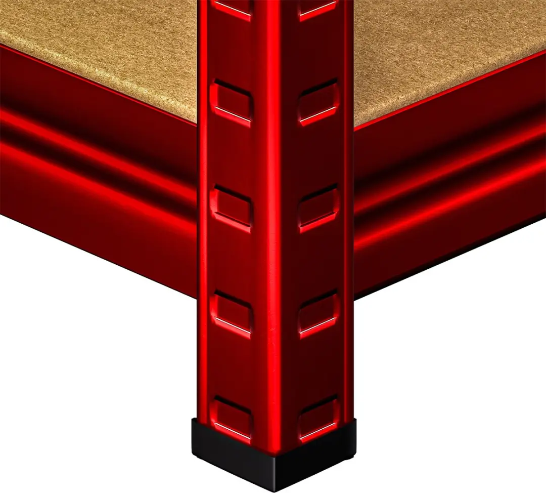 Monzana Stellingkast 109722 - 5 Schappen 180x70x40cm Rood