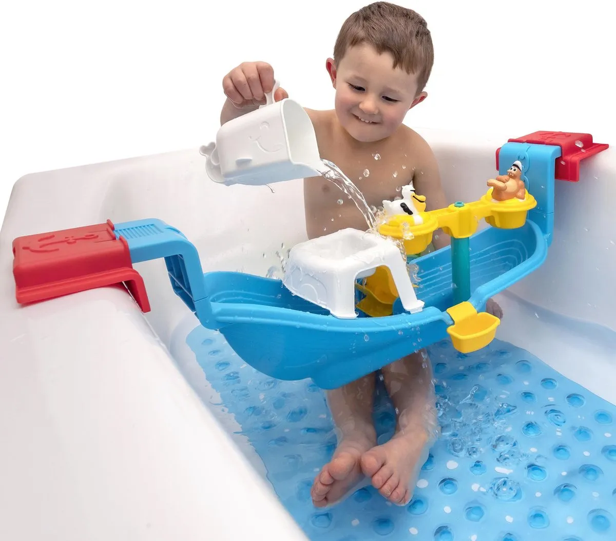 Step2 Nautical Rain Showers Badset 414099 - Blauw/Geel/Rood
