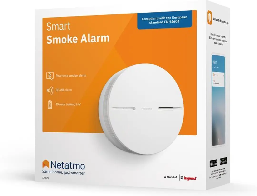 Netatmo Slimme Rookmelder Wifi - 3 Stuks - afbeelding 6 van 6