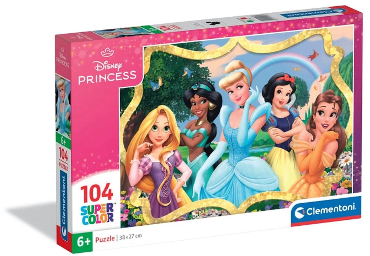Clementoni Disney Princess Puzzel 104 Stukjes