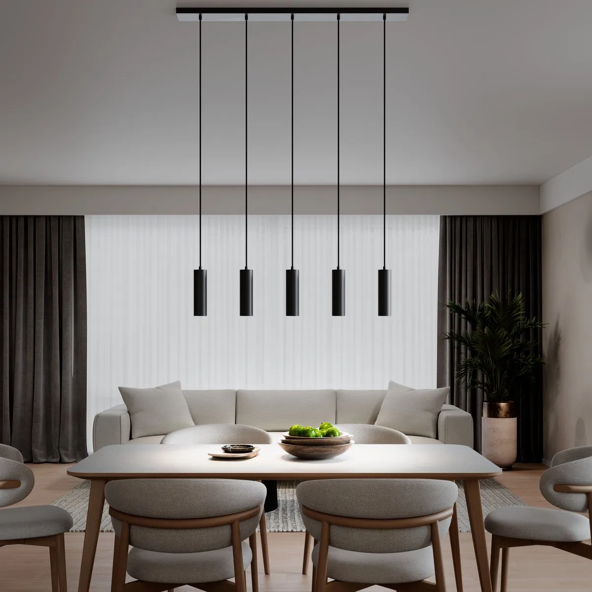 Calex Hanglamp GU10 - 1 Lichtpunt - Zwart