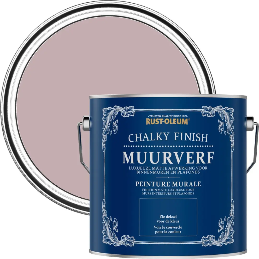Rust-Oleum Rose Chalky Finish Muurverf Subtiel Licht 2,5L