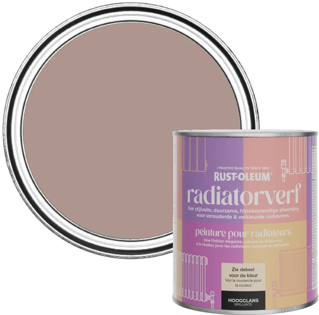 Rust-Oleum Radiatorverf Hoogglans Rozelinde 750ml
