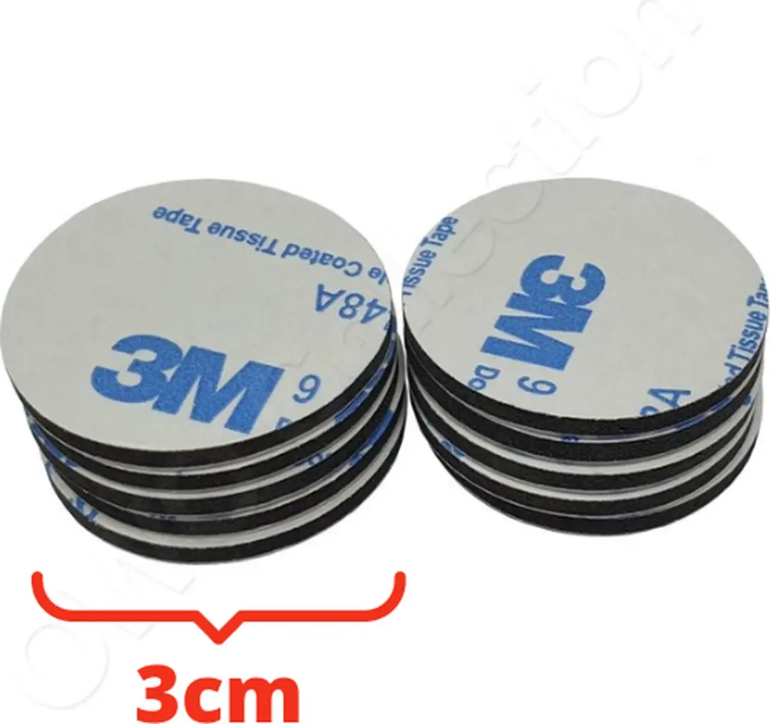 3M Dubbelzijdige Montage Stickers 10 Stuks