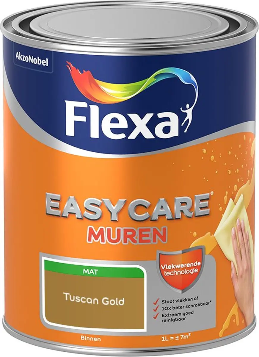 Flexa Easycare Muren Tuscan Gold Mengverf 1L