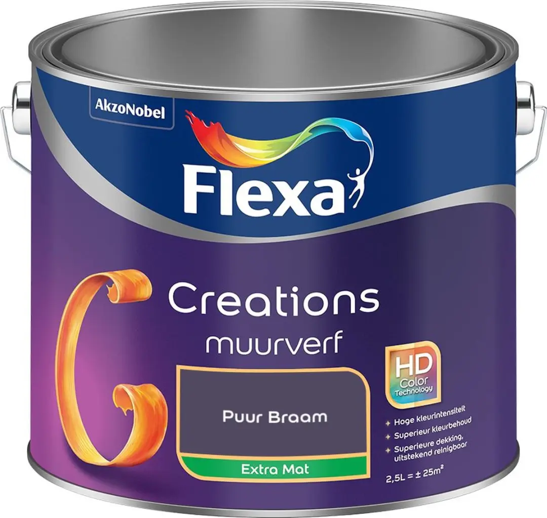 Flexa Creations Muurverf Extra Mat Puur Braam