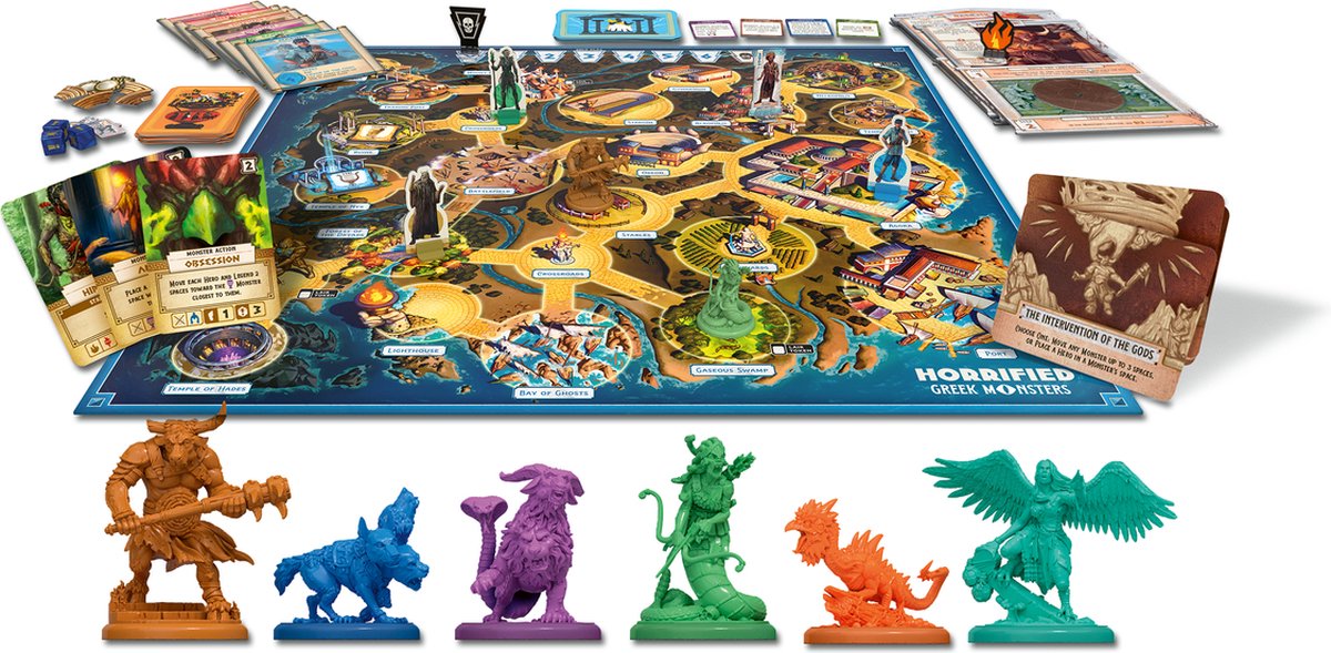 Ravensburger Horrified: Greek Monsters - Engelstalig Bordspel