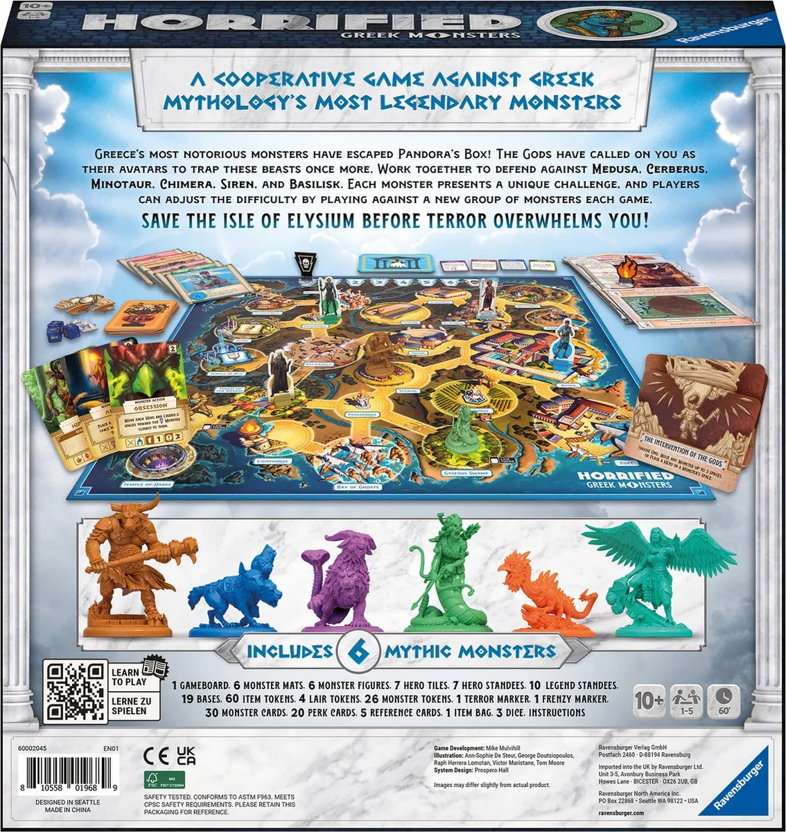 Ravensburger Horrified Greek Monsters Bordspel - 22407