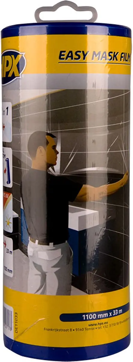HPX Easy Mask Film Crêpepapier 1100mm x 33m