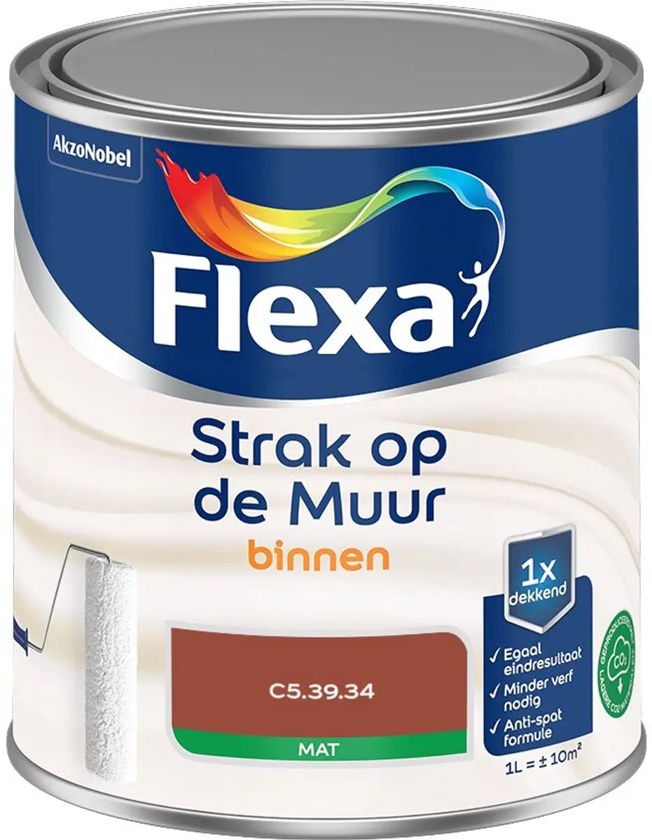 Flexa Strak Op De Muur Binnenmat C5.39.34 Mengverf 1L