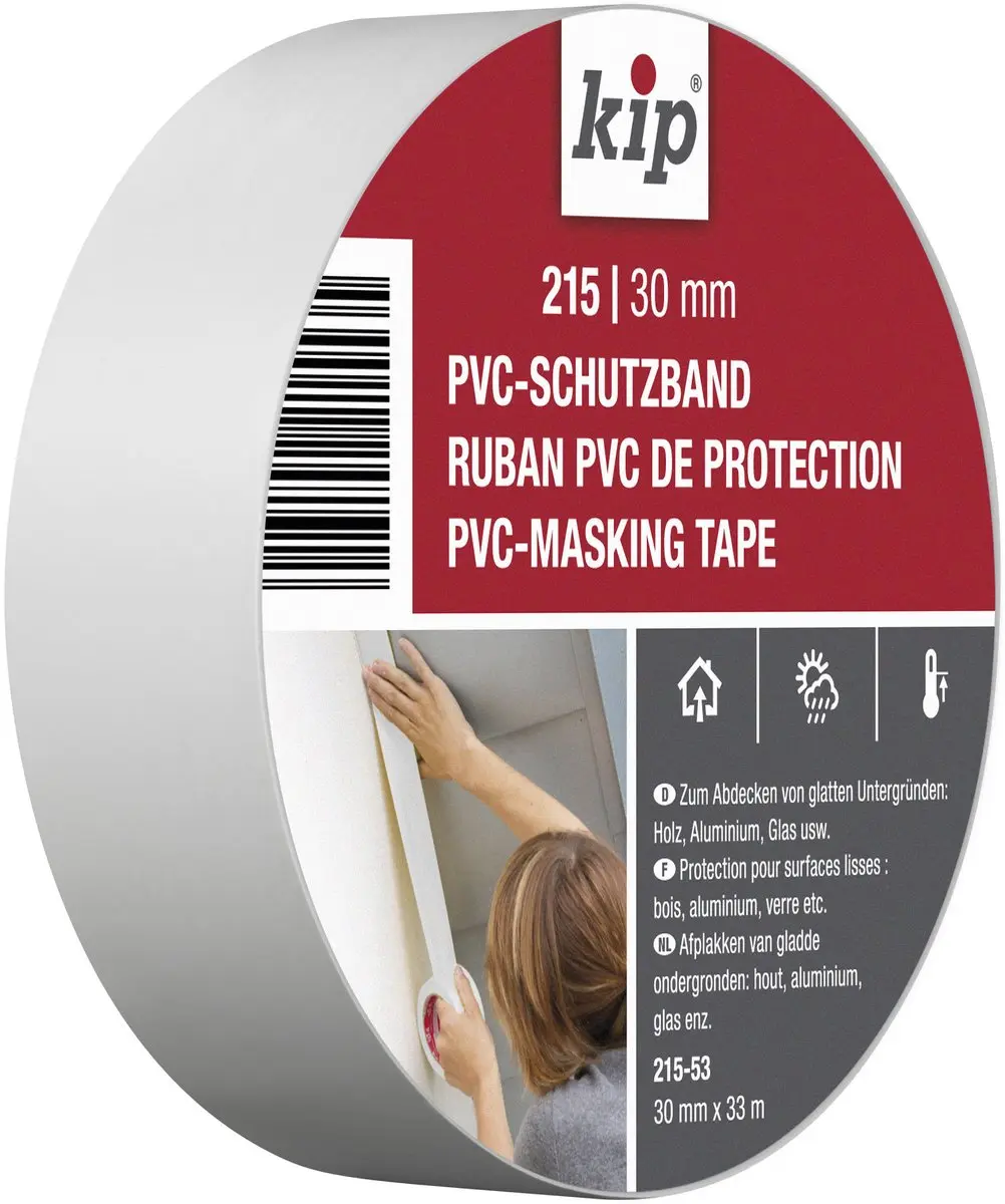 Kip PVC-Beschermband Wit 30mmx33m
