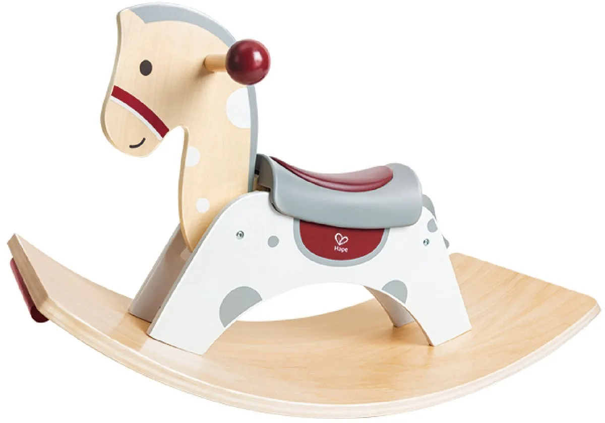 Hape E1203 Hobbelpaard - Wit