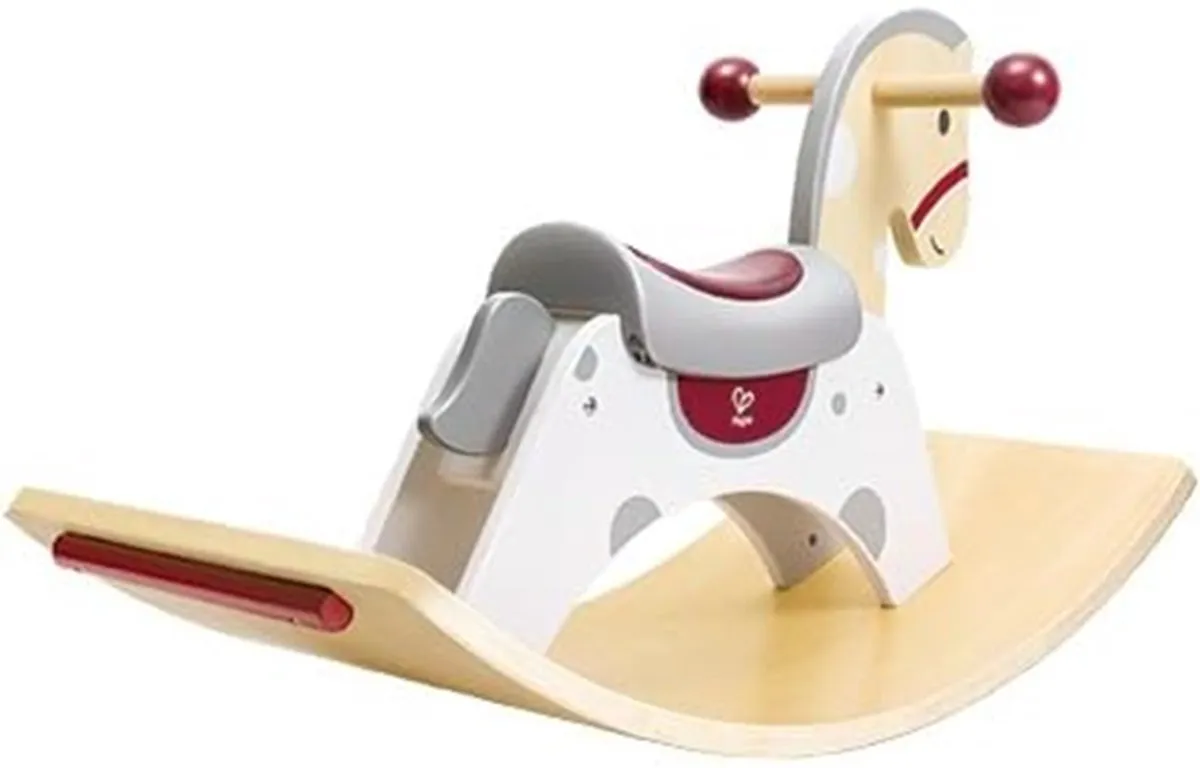Hape E1203 Hobbelpaard - Wit