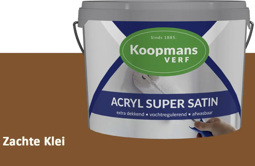 Koopmans Acryl Super Satin Zijdeglans Muurverf 1L