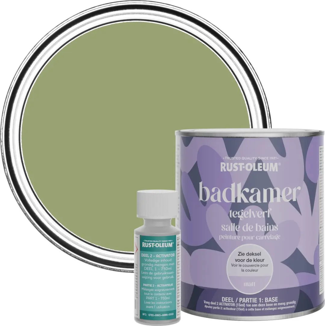 Rust-Oleum Familiar Ground Badkamer Tegelverf Matt 750ml