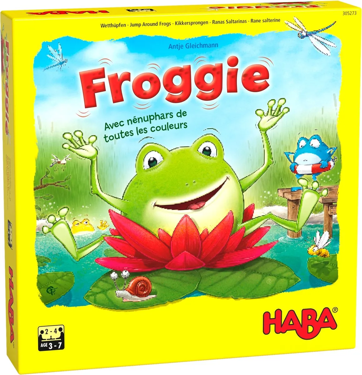 Haba Kikkersprongen Gezinsspel