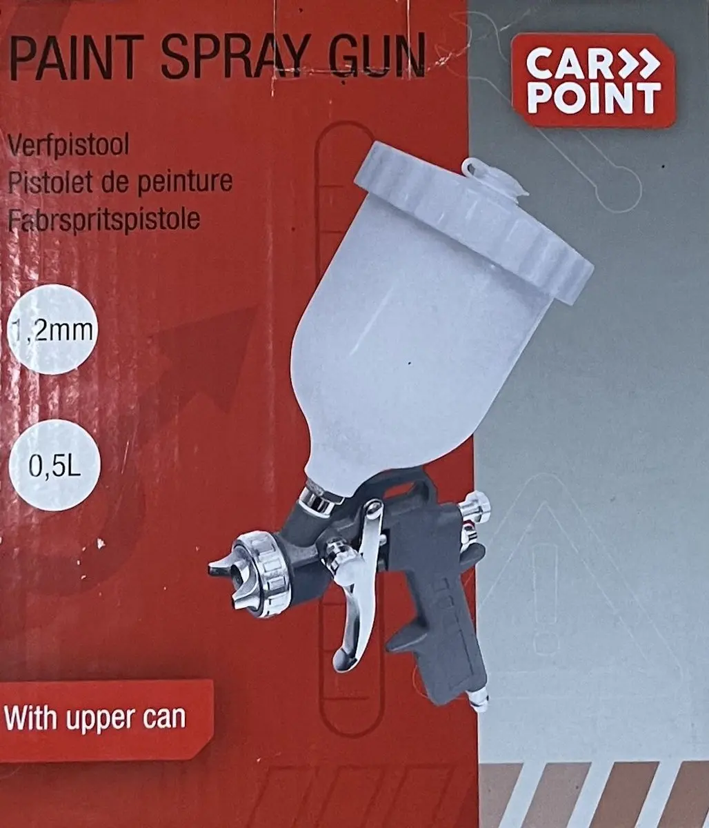 Carpoint Verfpistool 0,5L - 1,2mm Wit
