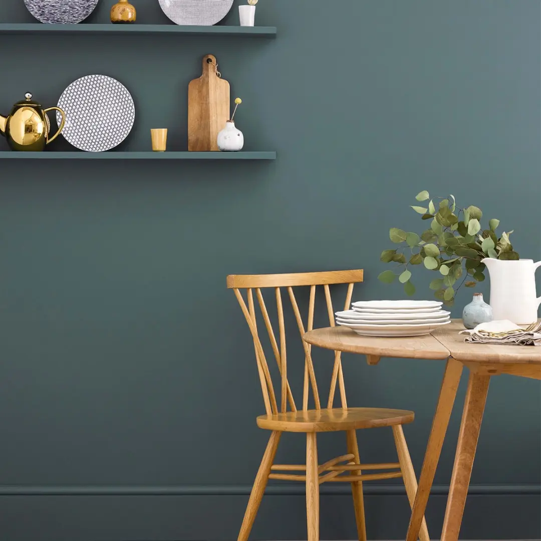 Rust-Oleum Groen Chalky Finish Muurverf Diepe Zee 2,5L