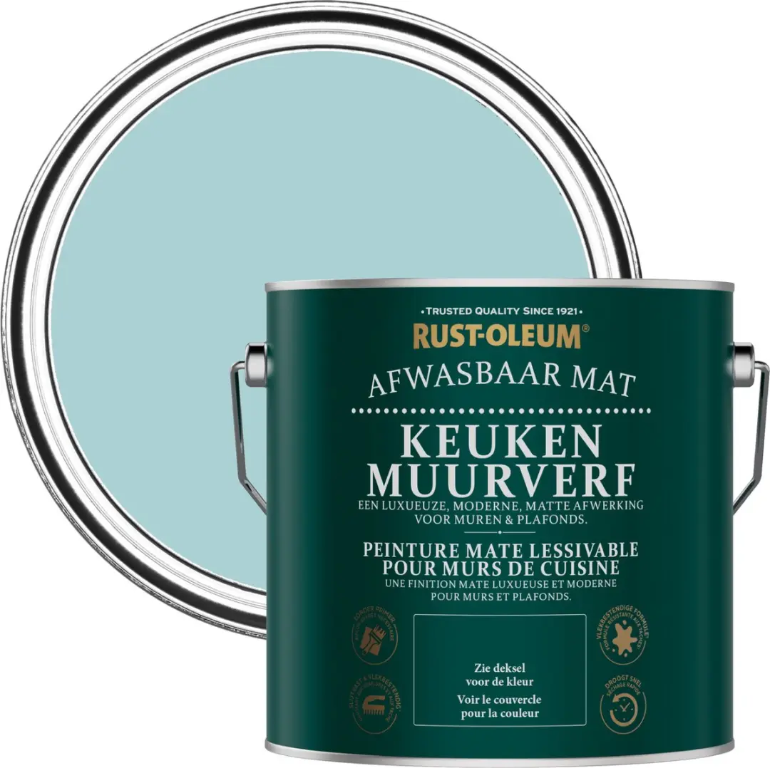 Rust-Oleum Blauw Keuken Muurverf 2,5L