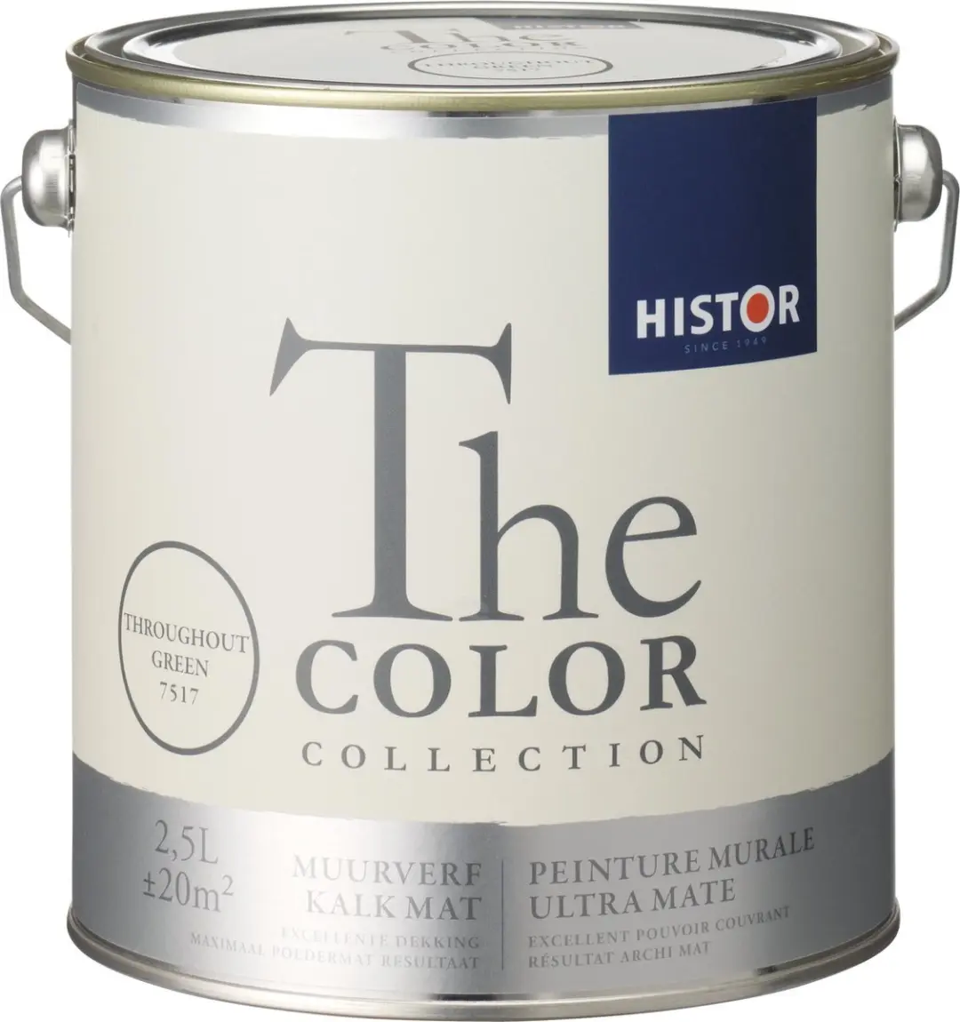 Histor The Color Collection Throughout Green Muurverf 2,5L